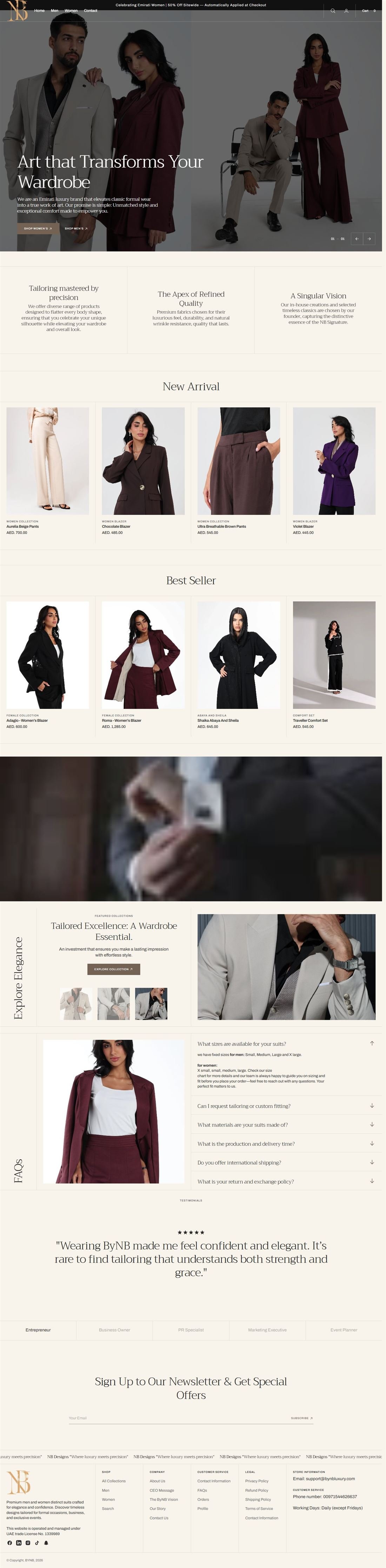 BY NB full home page screenshot