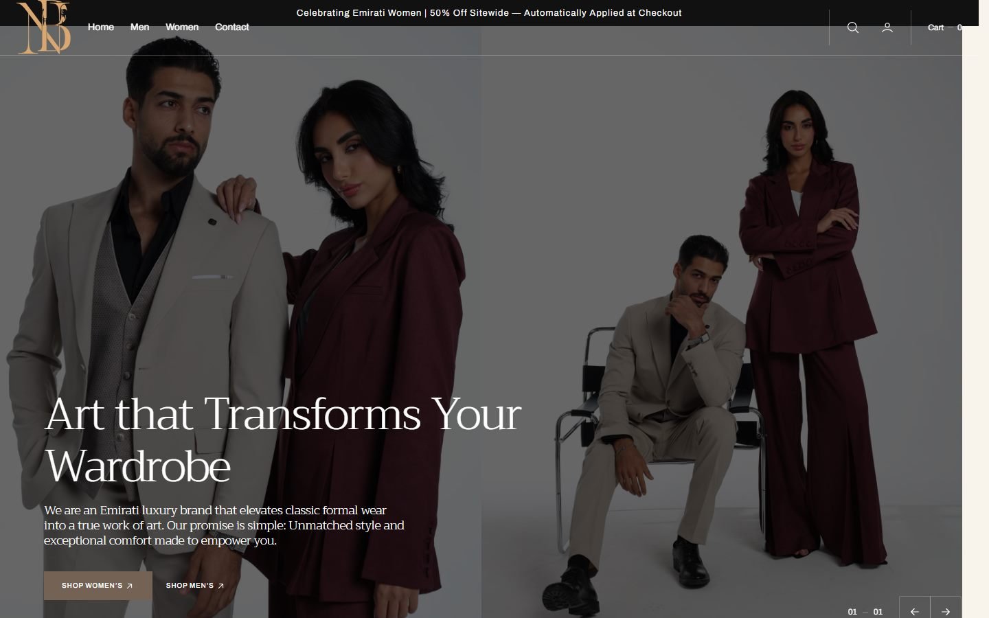BY NB website screenshot