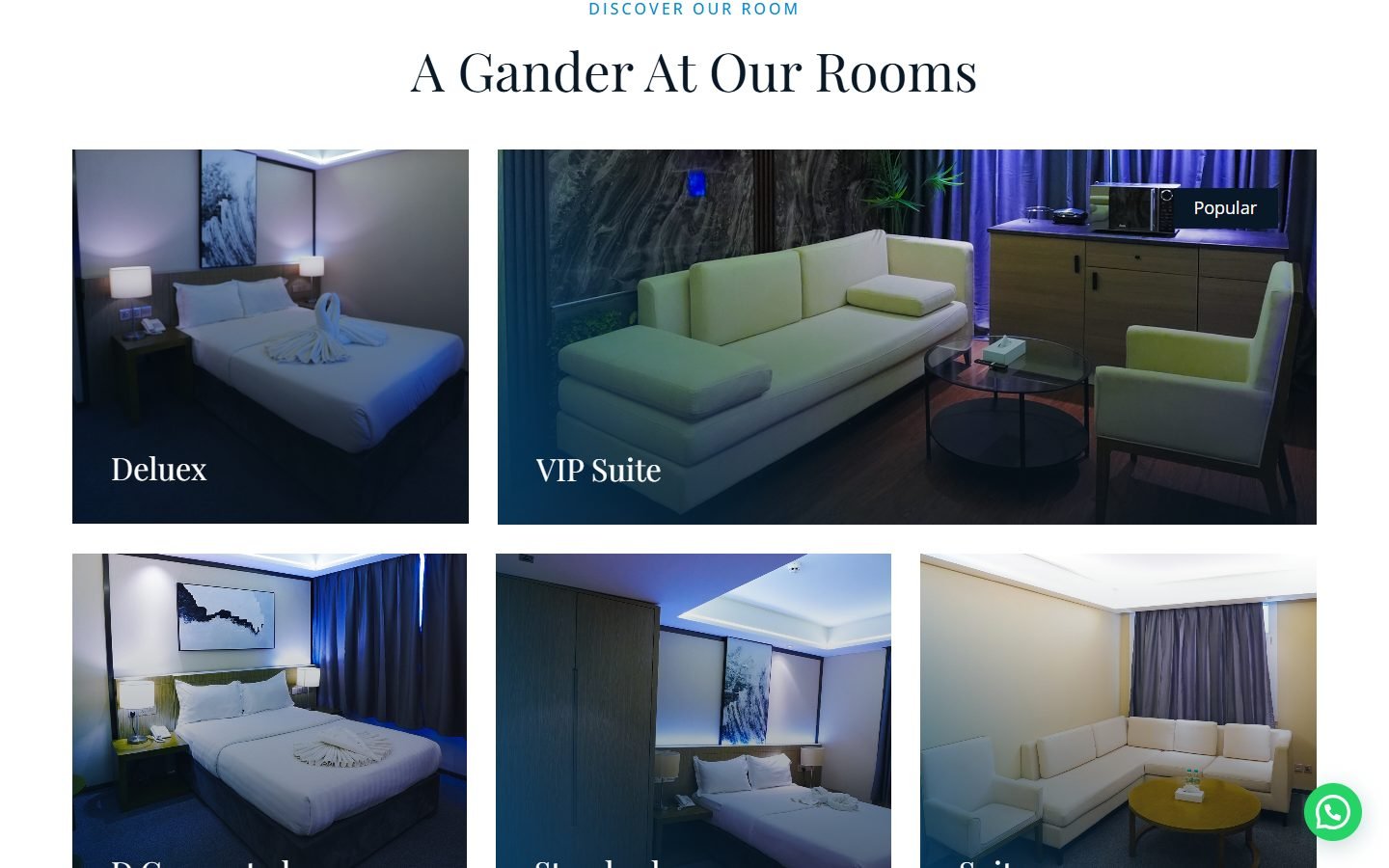 Airport Hotel website screenshot