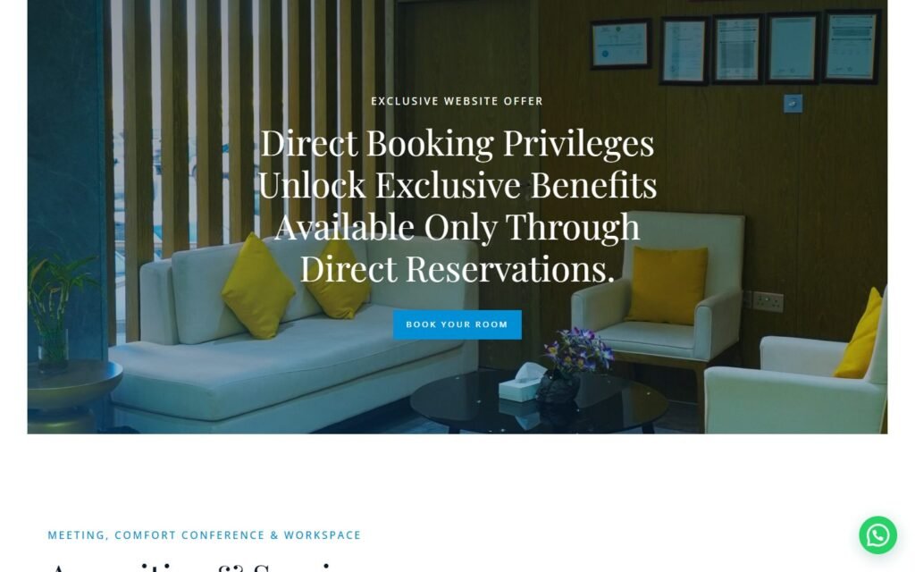 Airport Hotel, Home page, part 4 of 7
