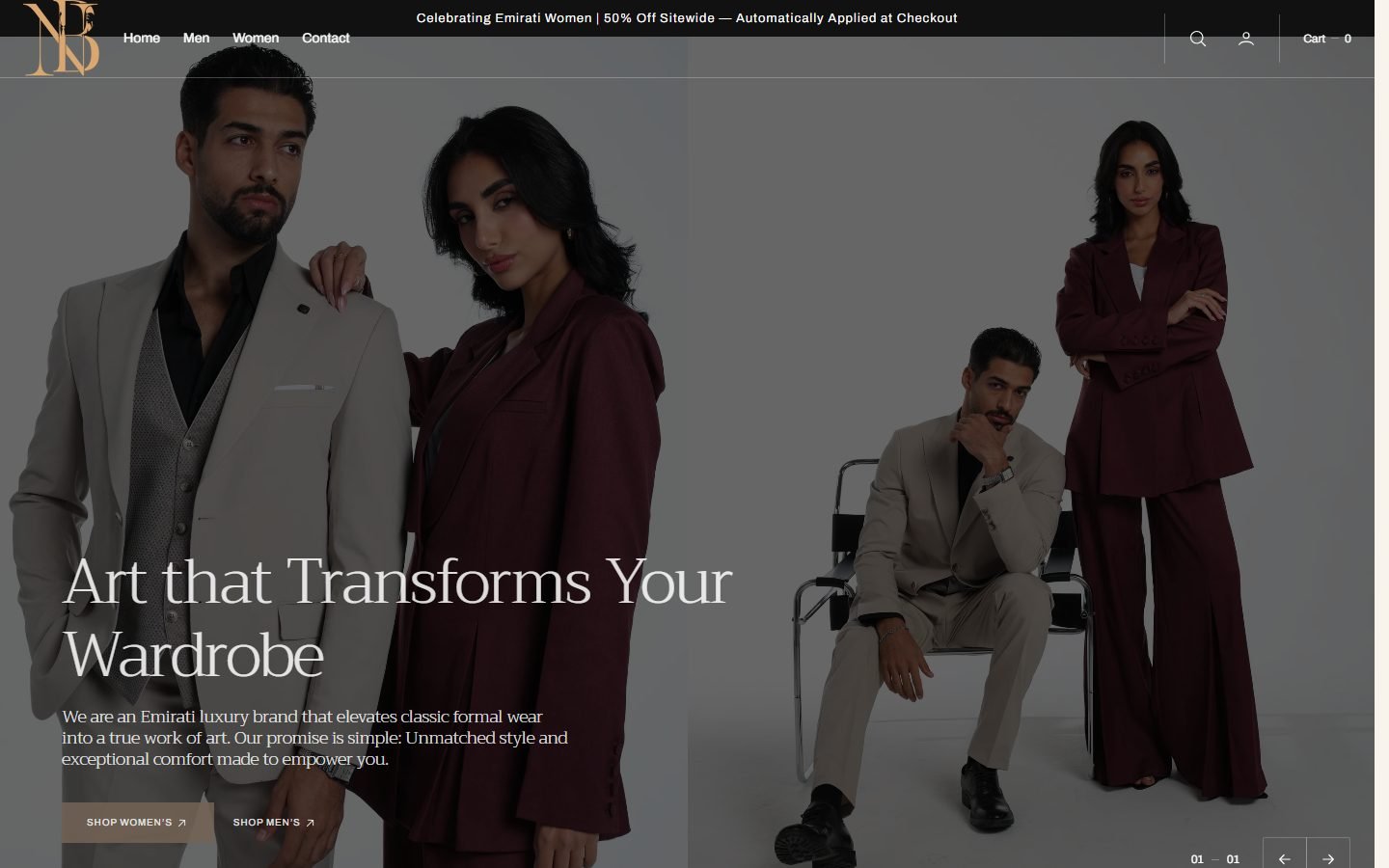 BY NB website screenshot