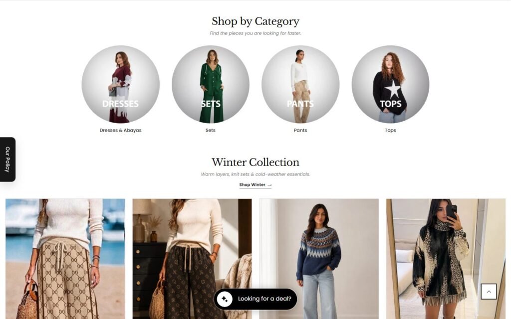 Cazameeza, Home page, part 2 of 5