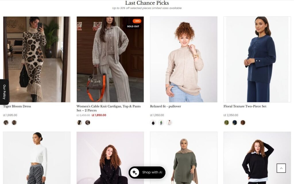 Cazameeza, Home page, part 3 of 5