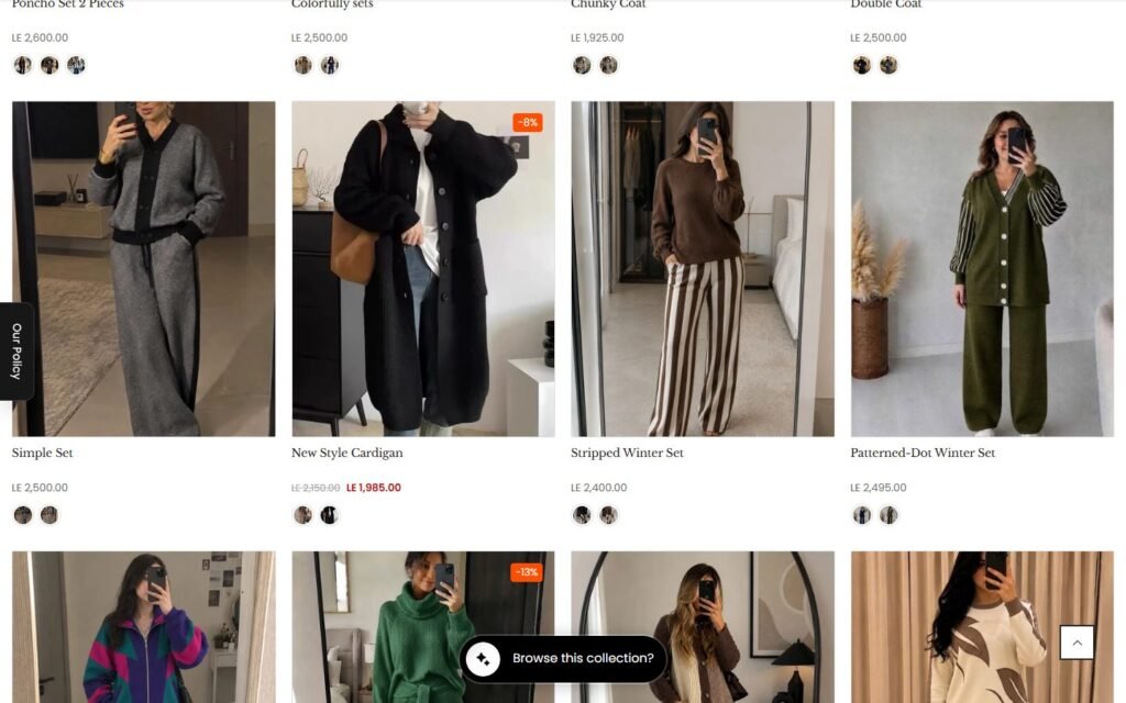 Cazameeza, Collection page, part 2 of 6