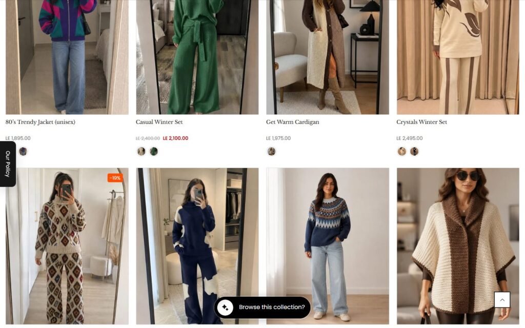 Cazameeza, Collection page, part 3 of 6