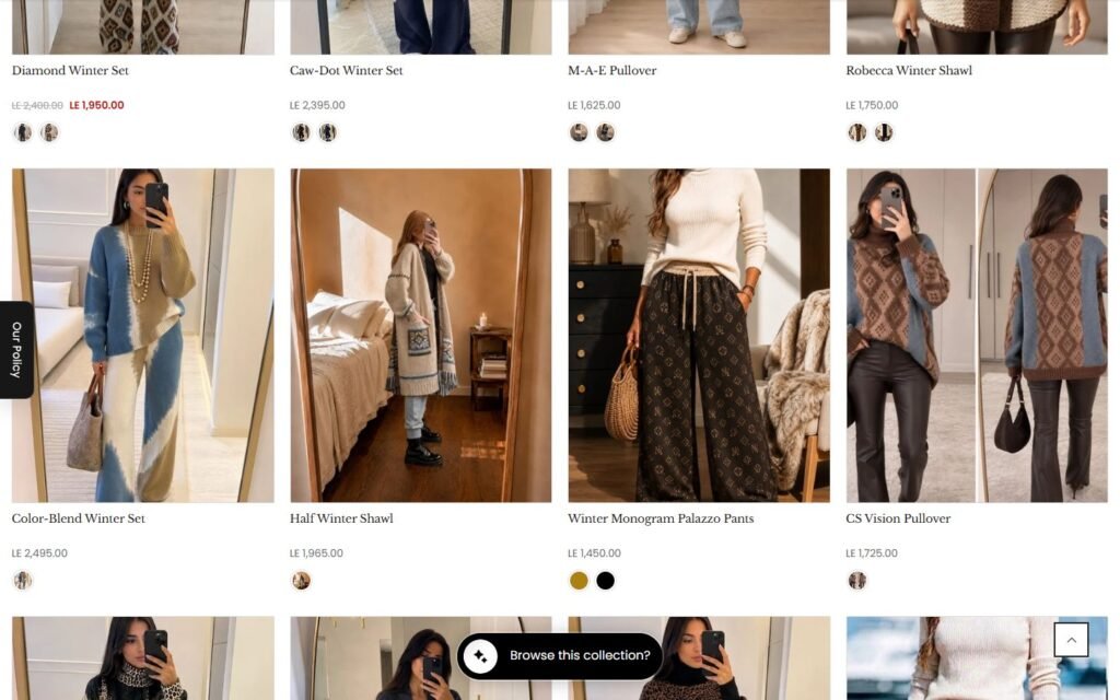 Cazameeza, Collection page, part 4 of 6