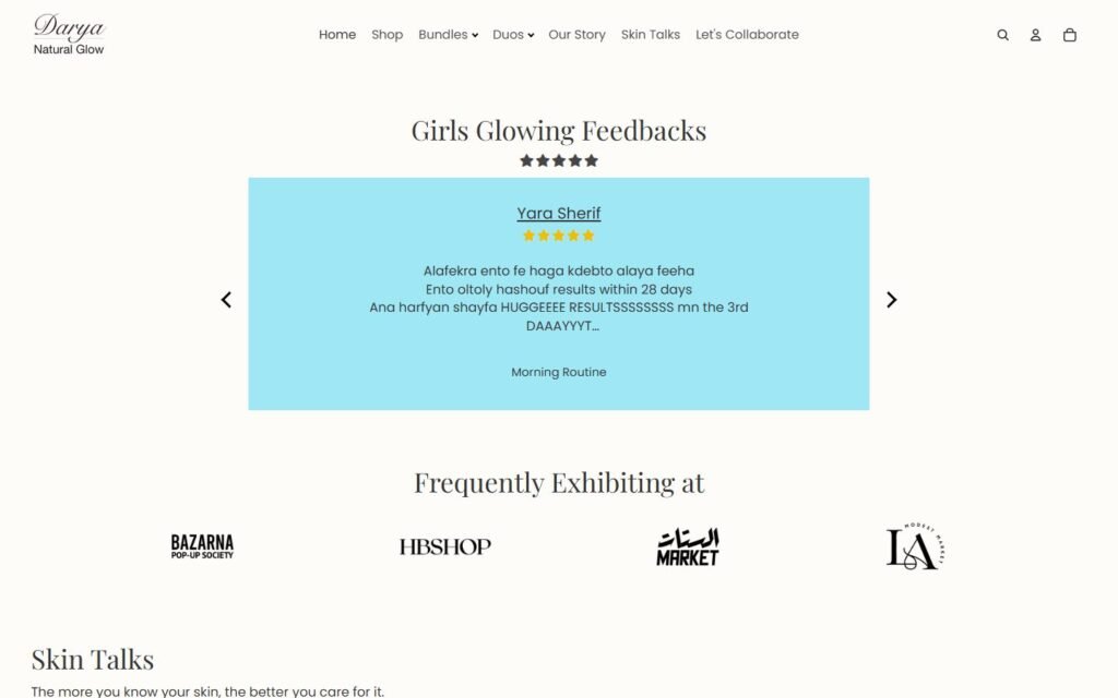 DARYA, Home page, part 6 of 8