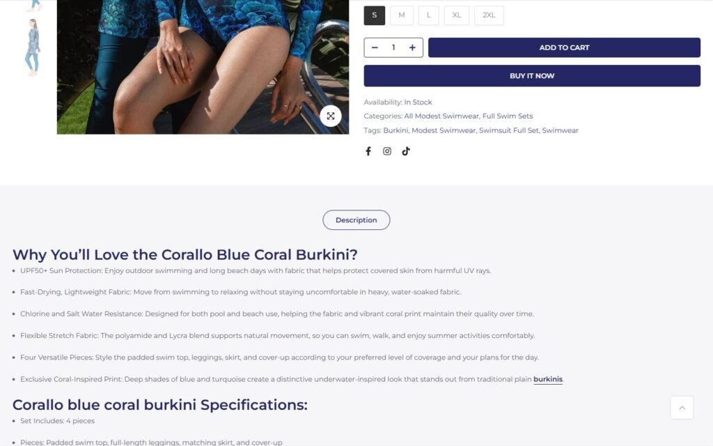 Lamar Blue, Product page, part 2 of 6