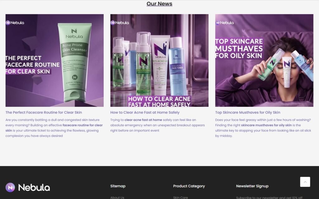 NEBULA, Home page, part 7 of 7