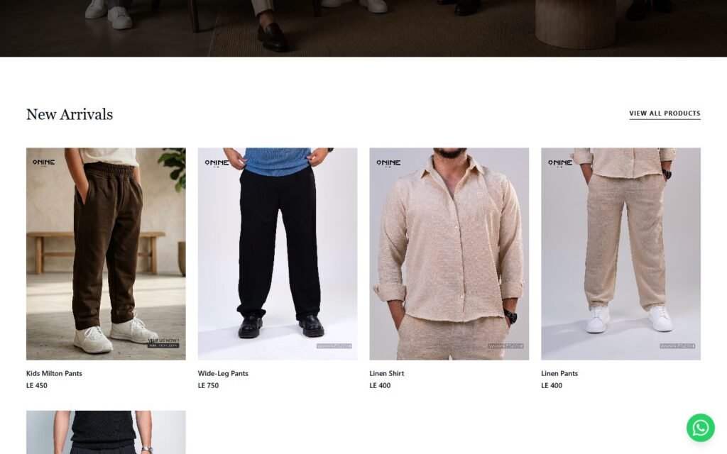 9-Nine Store, Home page, part 2 of 4