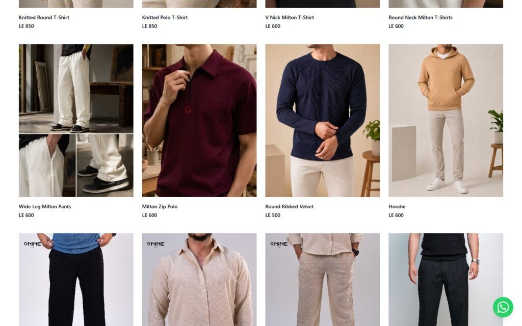 9-Nine Store, Collection page, part 2 of 3