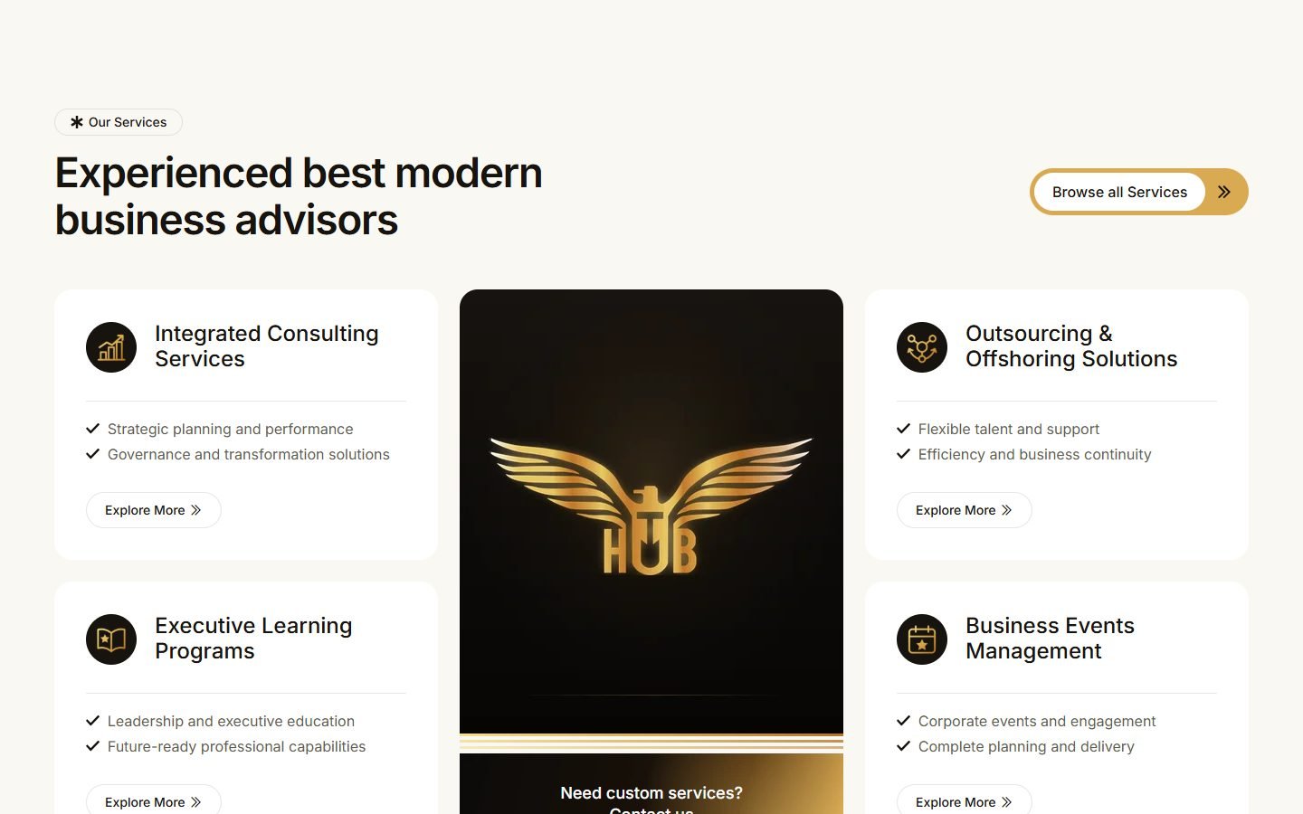 T-HUB website screenshot