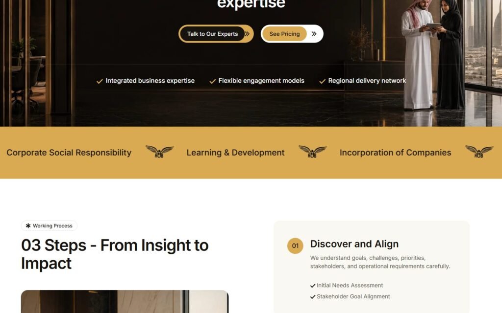 T-HUB, Services page, part 4 of 6