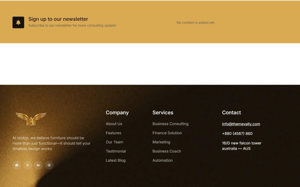 T-HUB, Services page, part 6 of 6