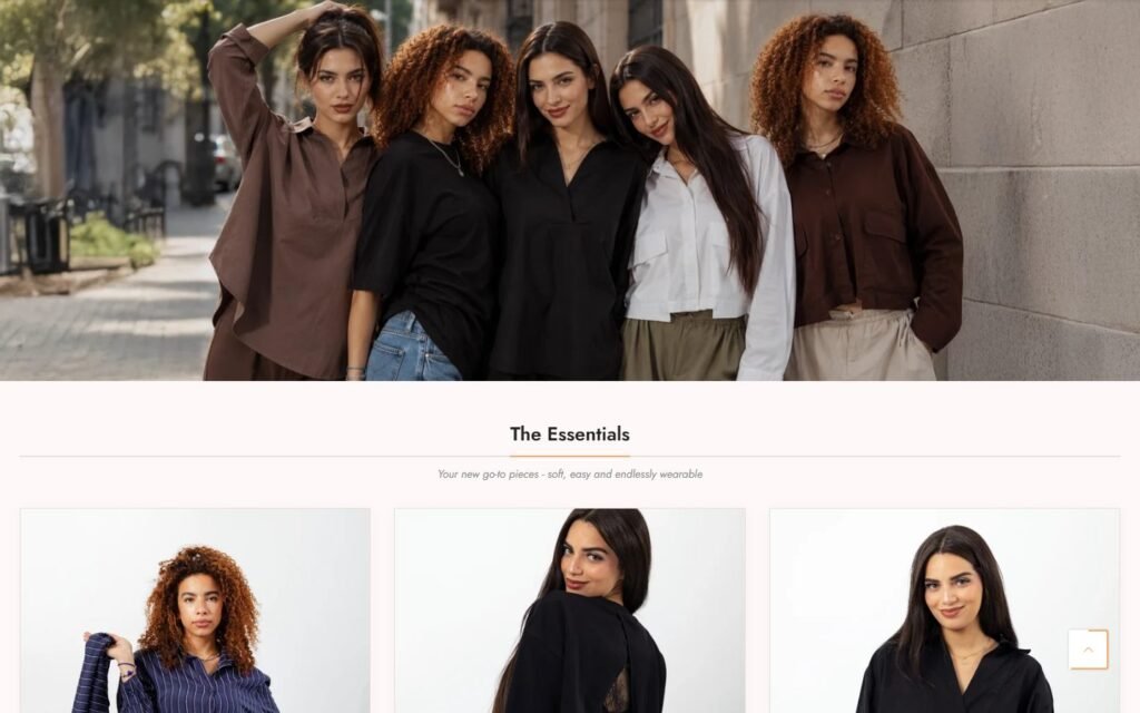 Tryout Fit, Home page, part 4 of 7