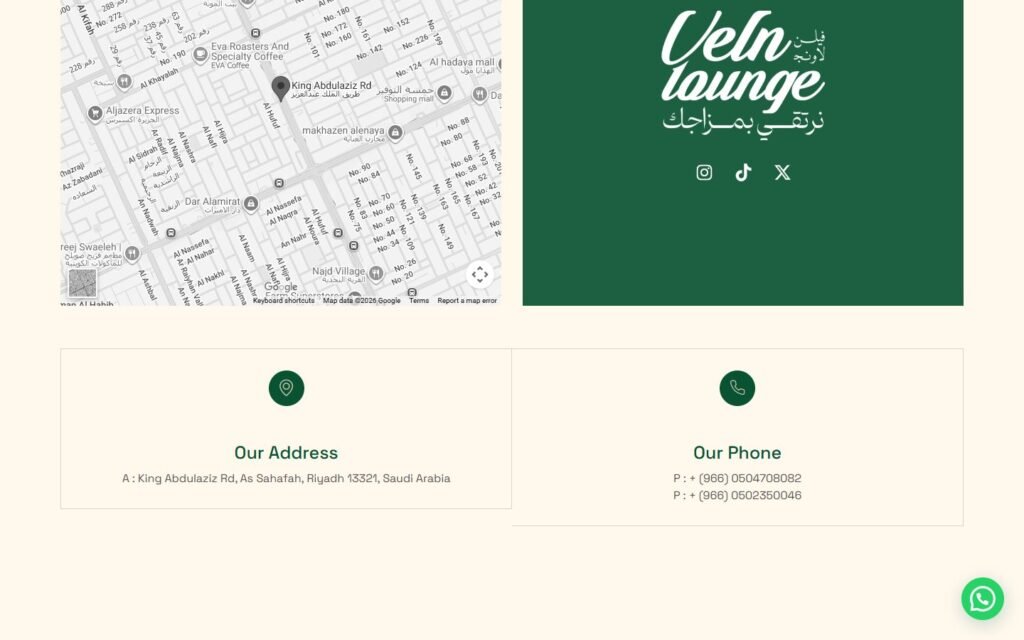Veln, Contact page, part 2 of 2