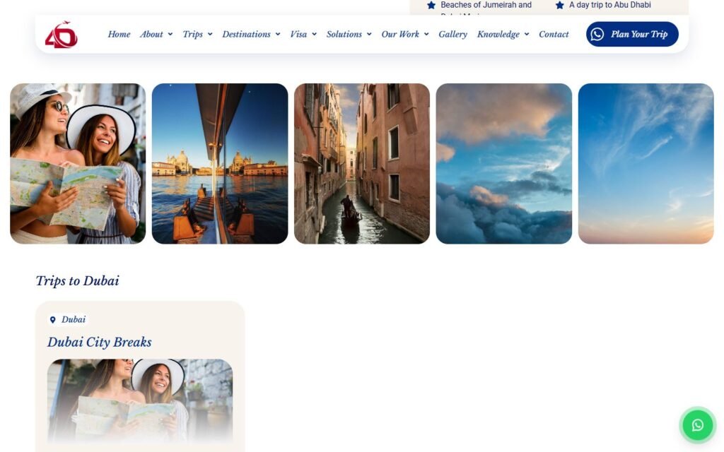 4D Dimensions Travel, Destination guide page, part 2 of 5