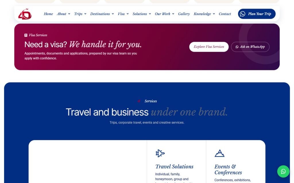 4D Dimensions Travel, Home page, part 6 of 10