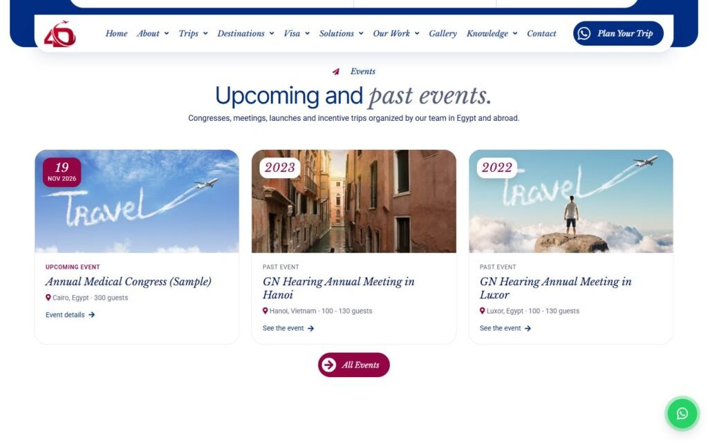4D Dimensions Travel, Home page, part 7 of 10