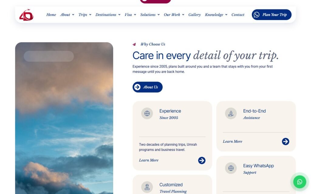 4D Dimensions Travel, Home page, part 8 of 10
