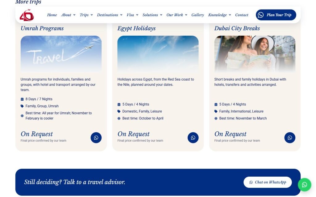 4D Dimensions Travel, Trip page page, part 5 of 6